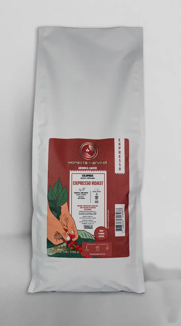 Espresso Roast 5 Pounds Whole Bean Bag